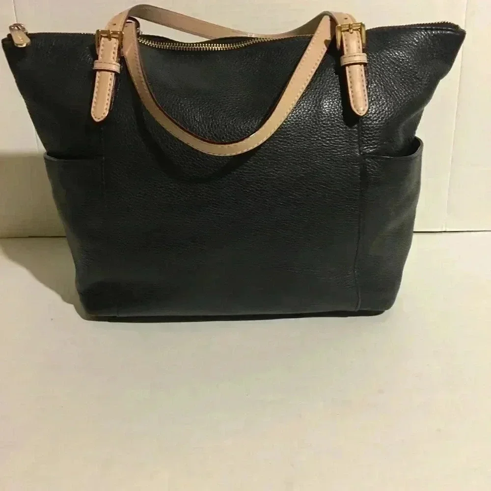 Michael kors Black leather satchel handbag
